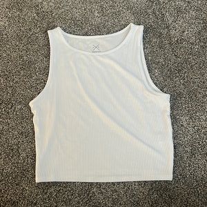 basic white tank top, pacsun, size small